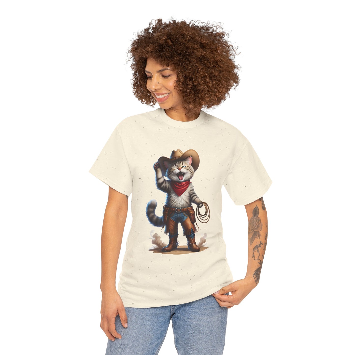 Unisex T-Shirt - Cowboy Cat