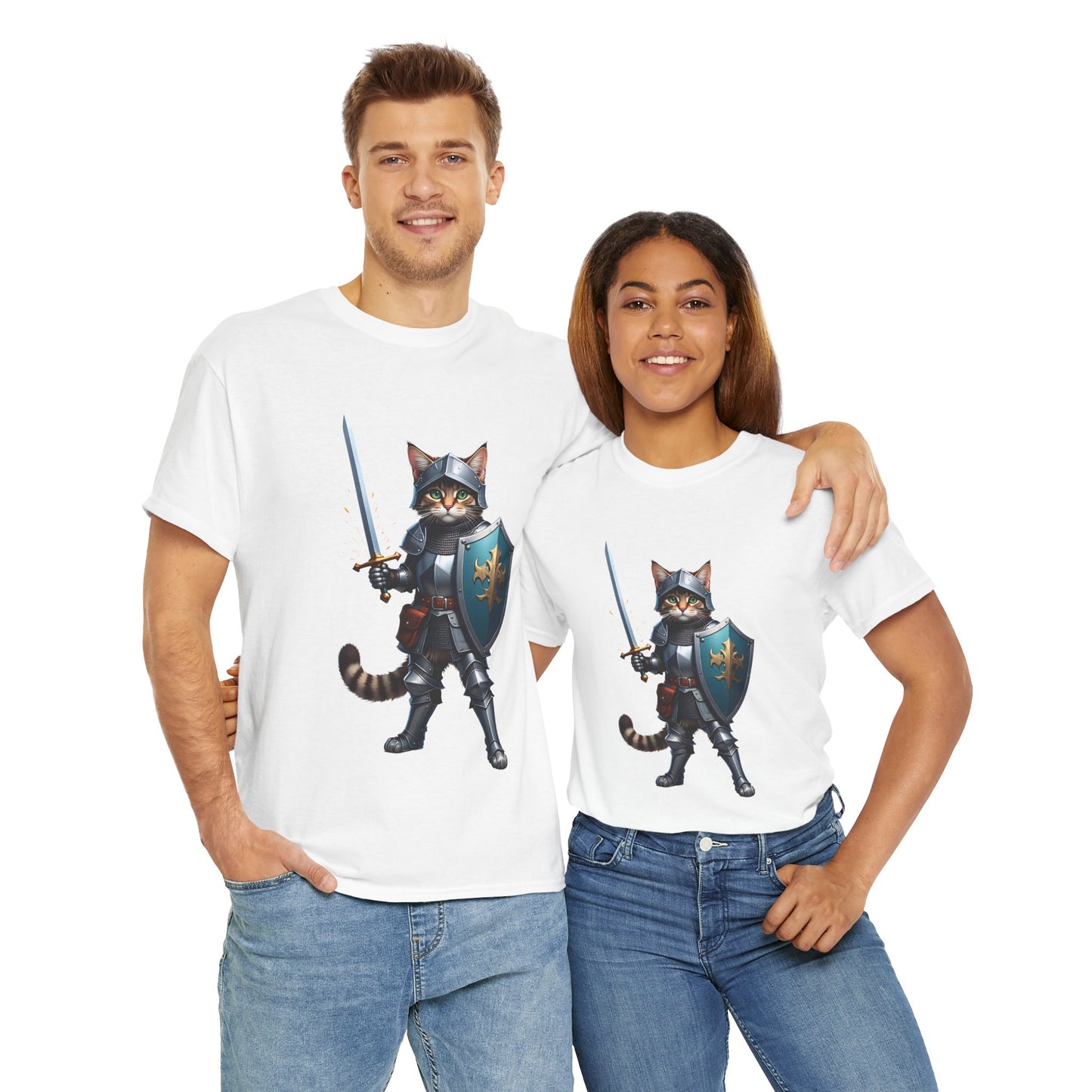 Unisex T-Shirt - Knight Cat