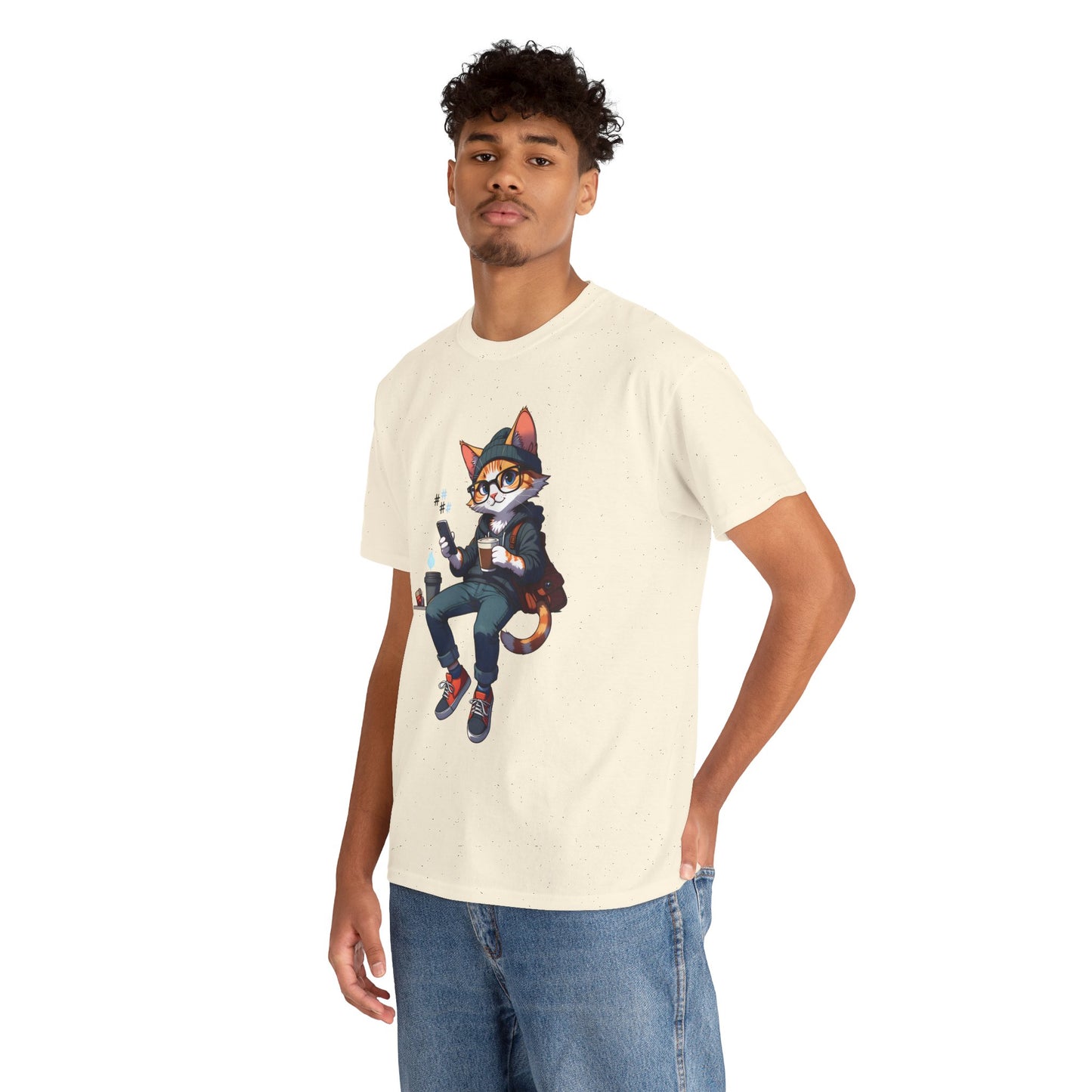 Unisex T-Shirt - Nerd Cat
