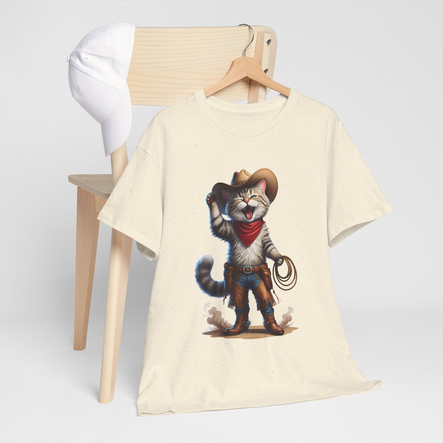 Unisex T-Shirt - Cowboy Cat