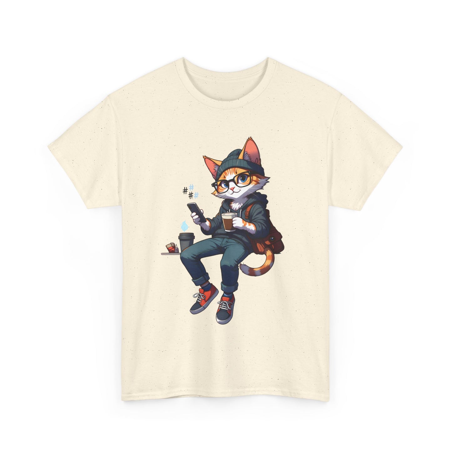 Unisex T-Shirt - Nerd Cat