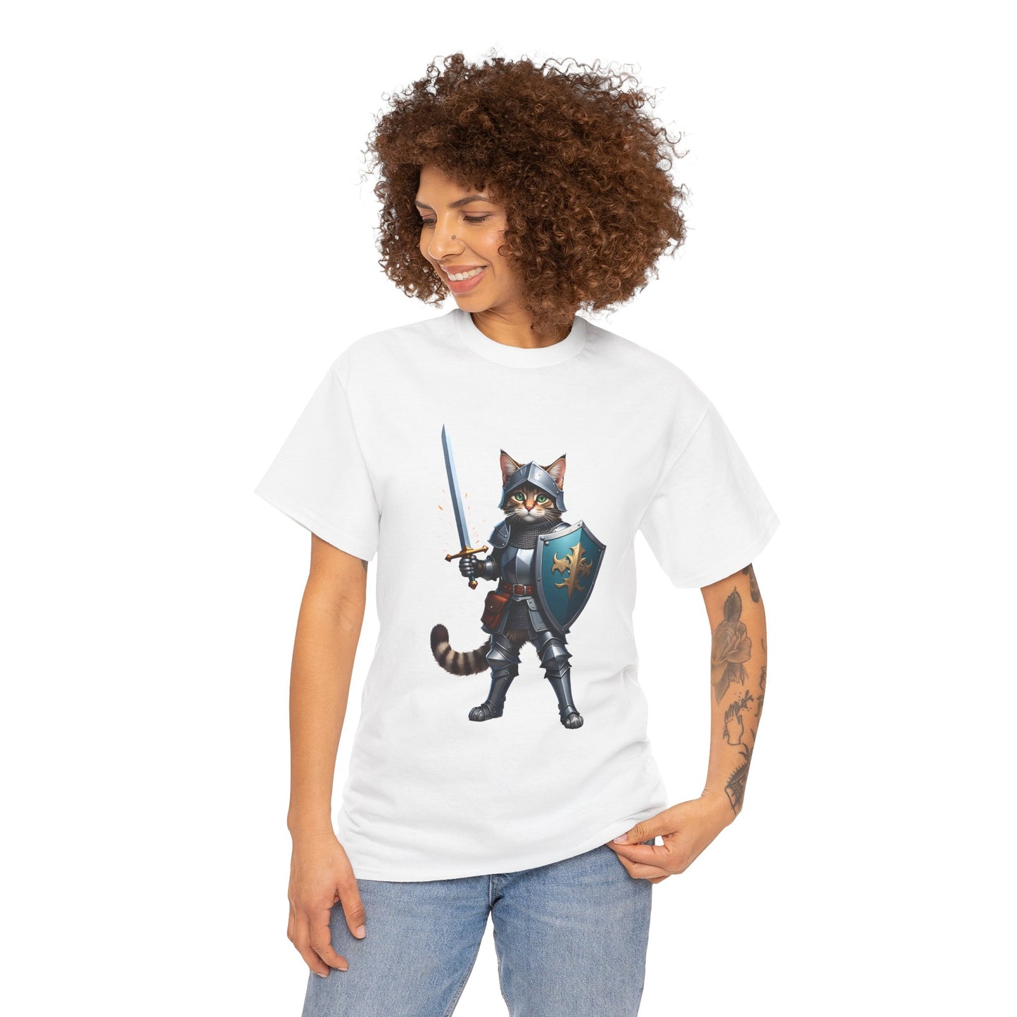 Unisex T-Shirt - Knight Cat