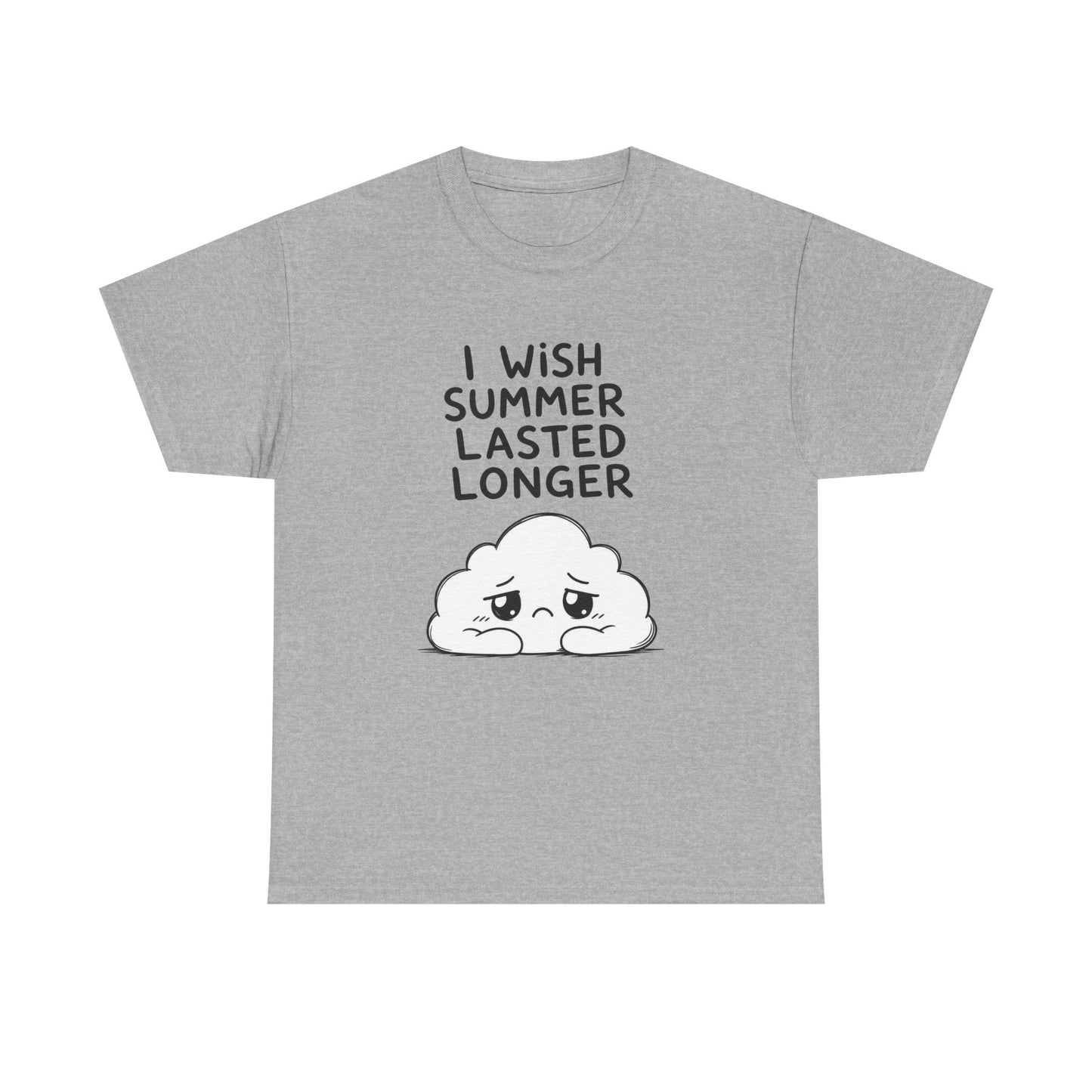 Cotton T-Shirt Unisex - I wish summer lasted longer
