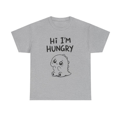Baumwolle T-Shirt Unisex  - Hi I'm hungry