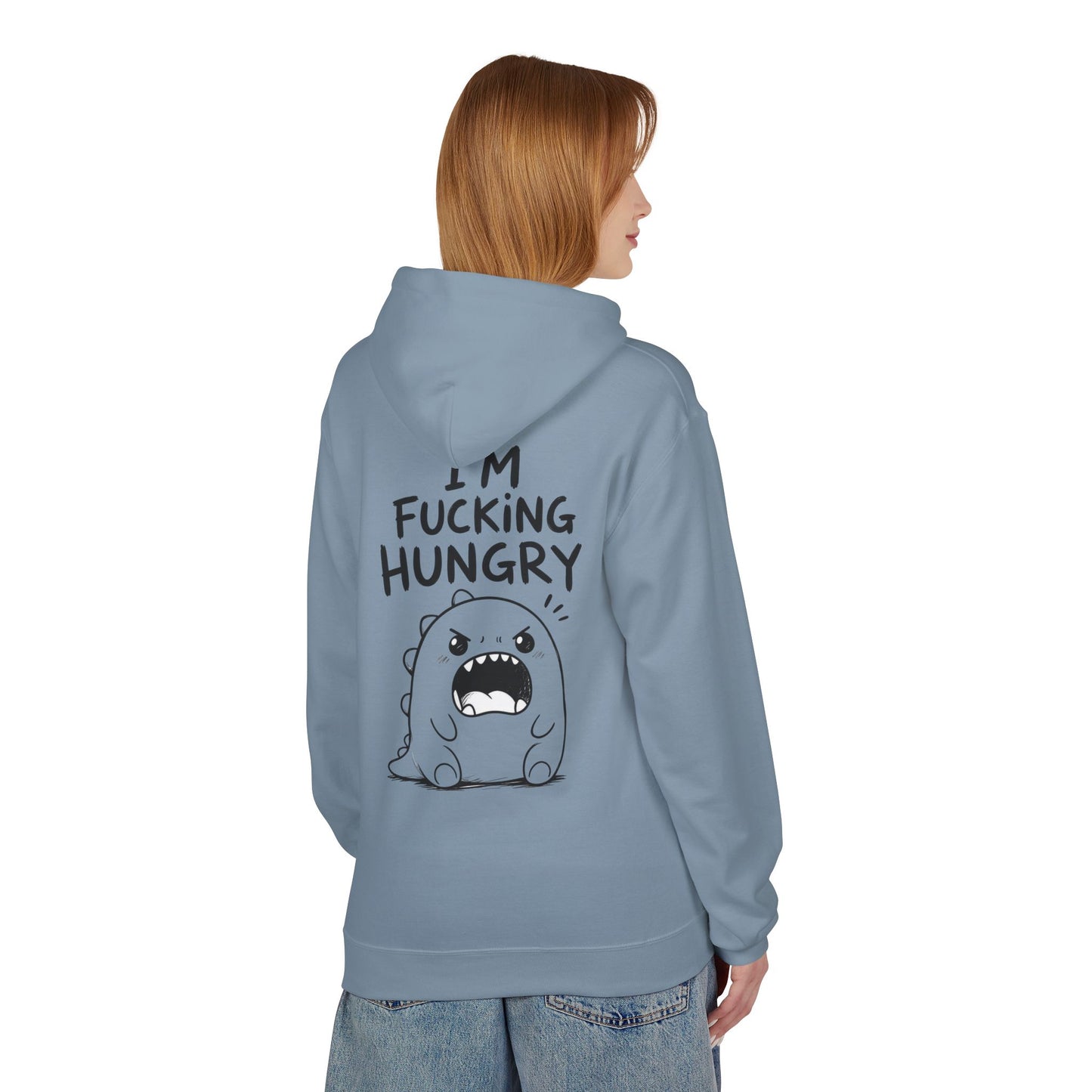 Softstyle Fleece Hoodie Unisex - I'm effing hungry