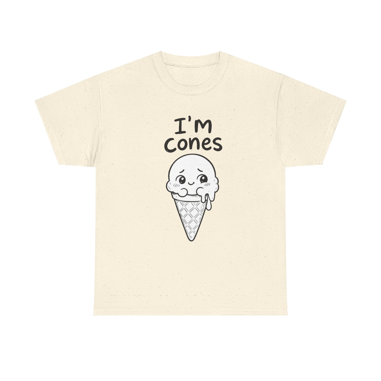 Cotton T-Shirt Unisex - I'm cones
