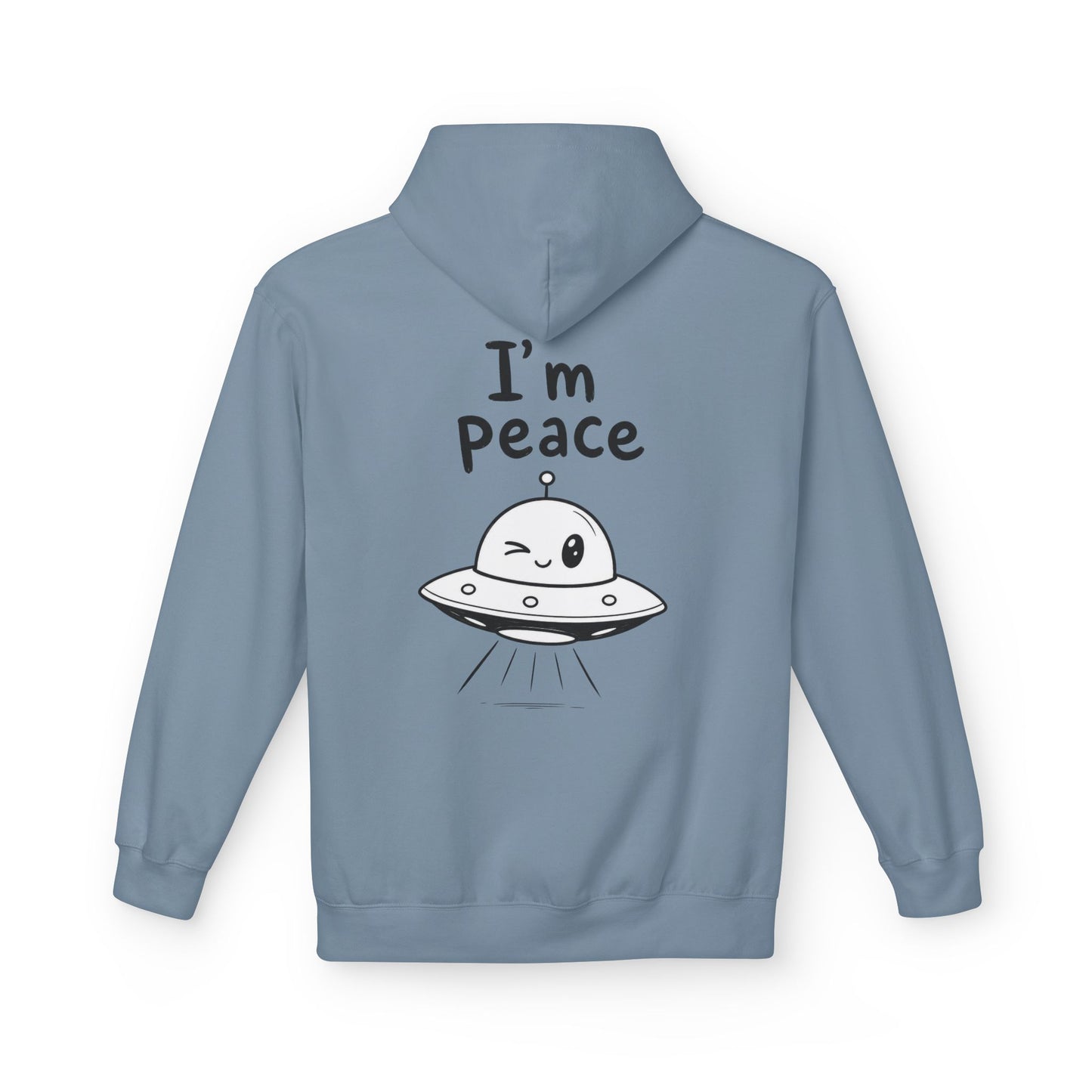 Softstyle Fleece Hoodie Unisex - I'm peace