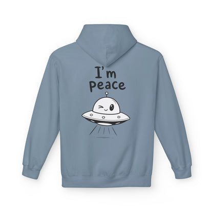 Softstyle Fleece Hoodie Unisex - I'm peace