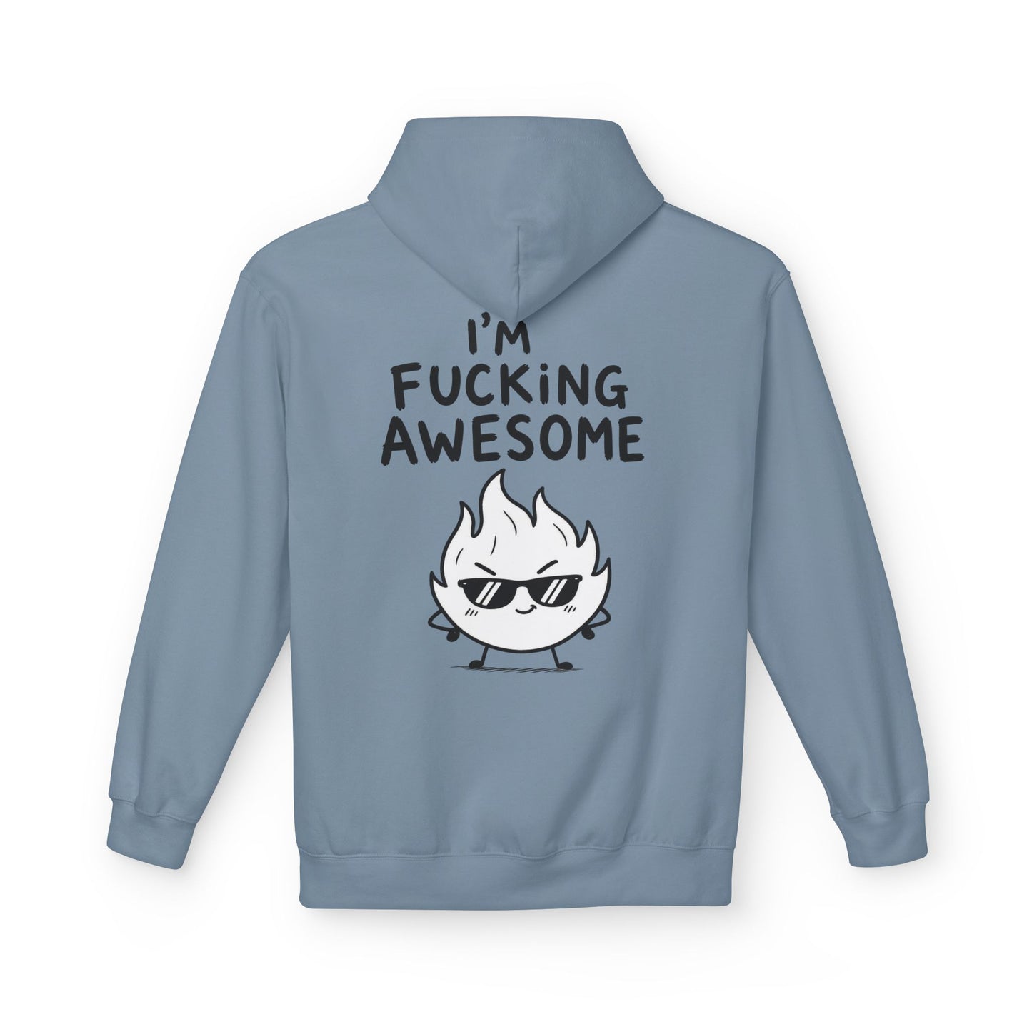 Softstyle Fleece Hoodie Unisex - I'm f*cking awesome