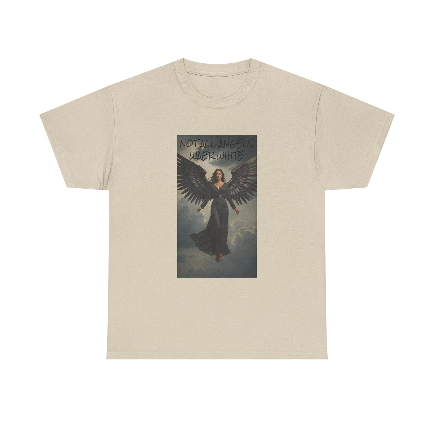 NOT ALL ANGELS WEAR WHITE Unisex Heavy Cotton Tee