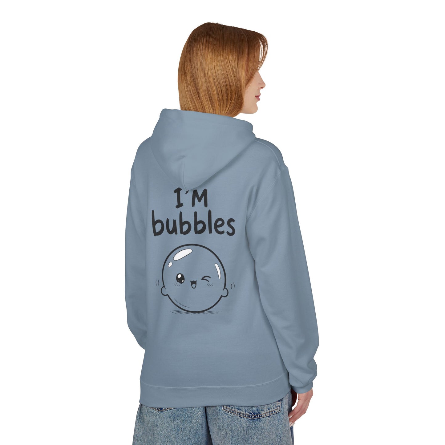 Softstyle Fleece Hoodie Unisex - I'm bubbles