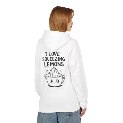 Softstyle Fleece Hoodie Unisex - I love squeezing lemons