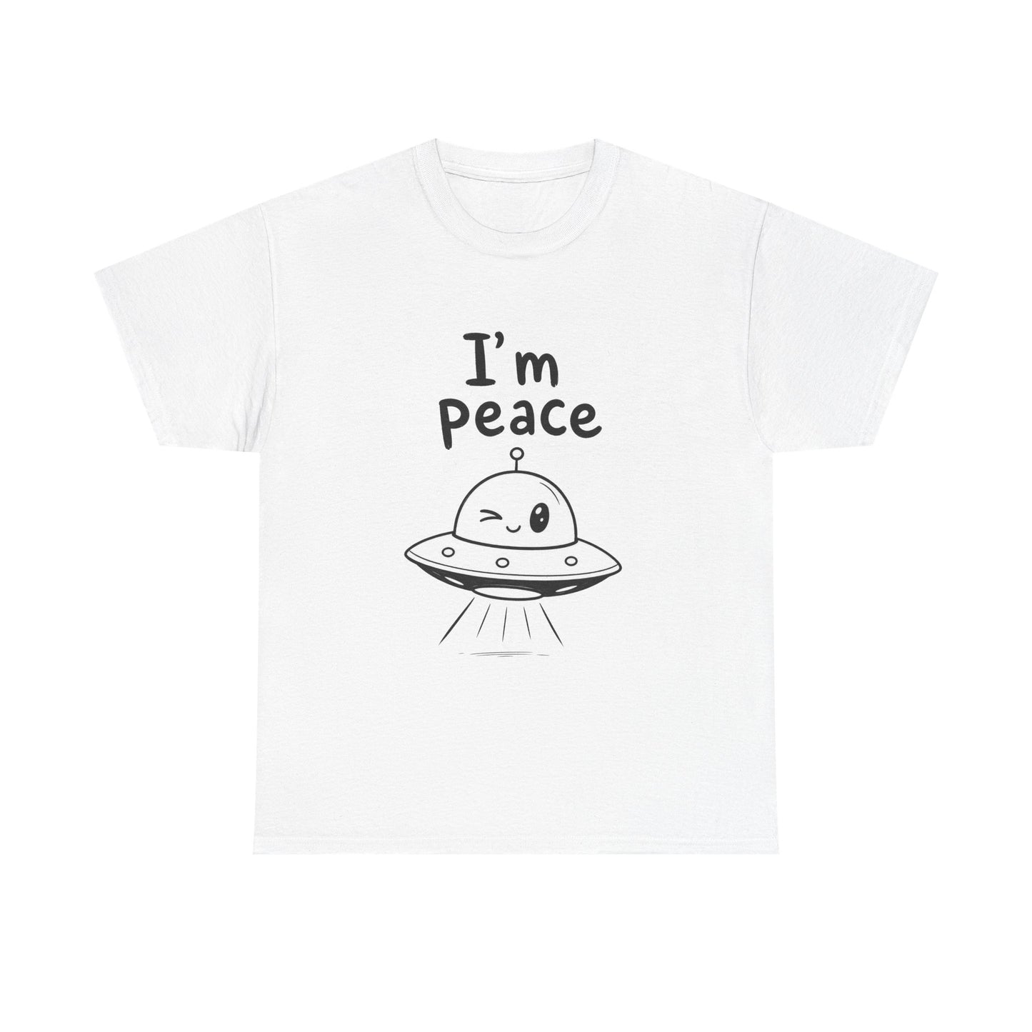 Cotton T-shirt Unisex - I'm peace