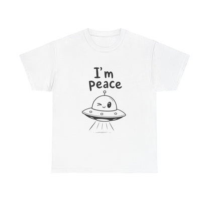 Cotton T-shirt Unisex - I'm peace