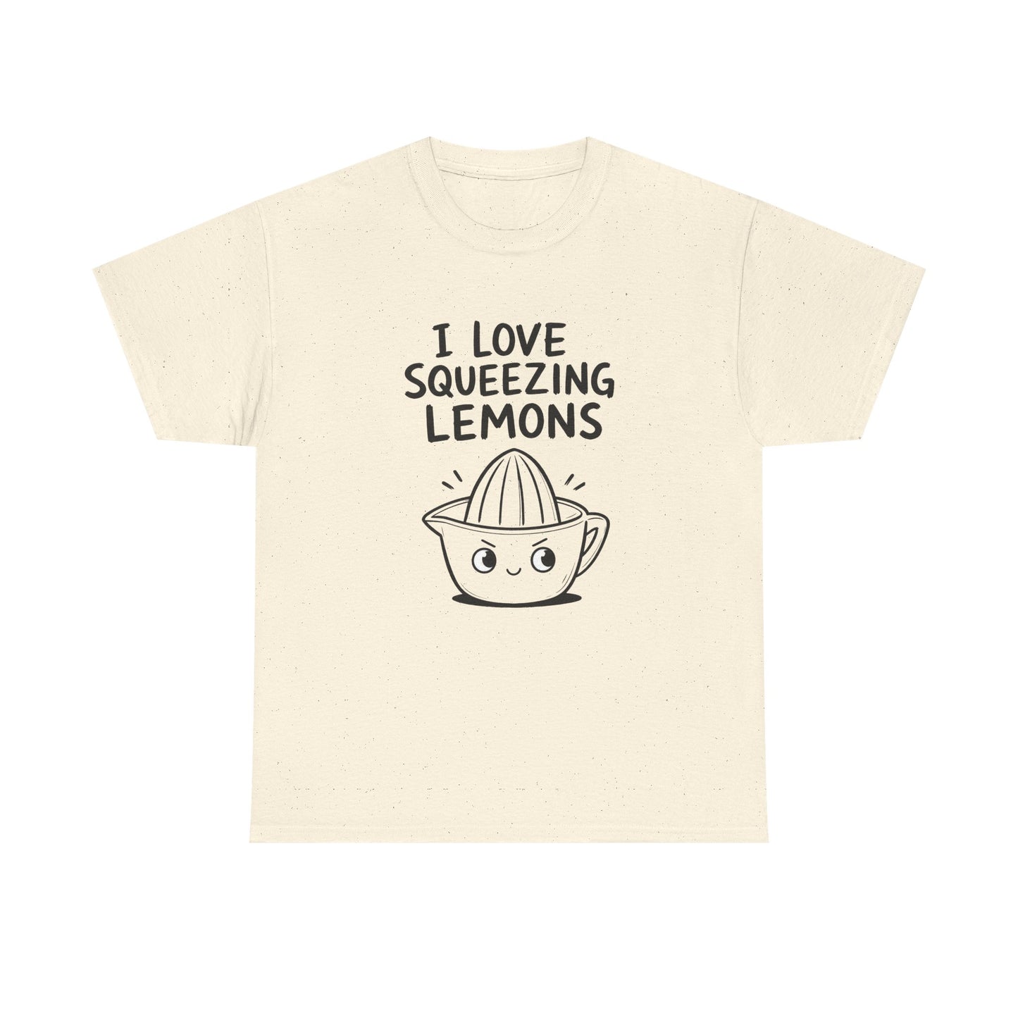 Cotton T-Shirt Unisex - I love squeezing lemons