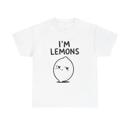 Cotton T-Shirt Unisex - I'm lemons