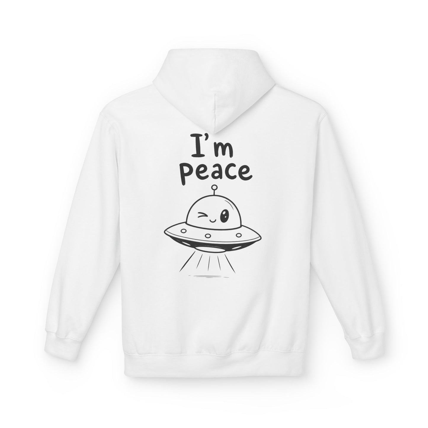 Softstyle Fleece Hoodie Unisex - I'm peace