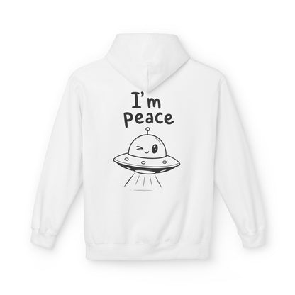 Softstyle Fleece Hoodie Unisex - I'm peace