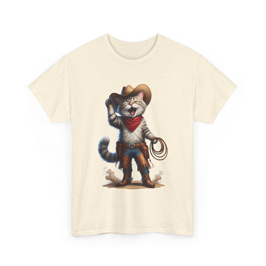 Unisex T-Shirt - Cowboy Cat