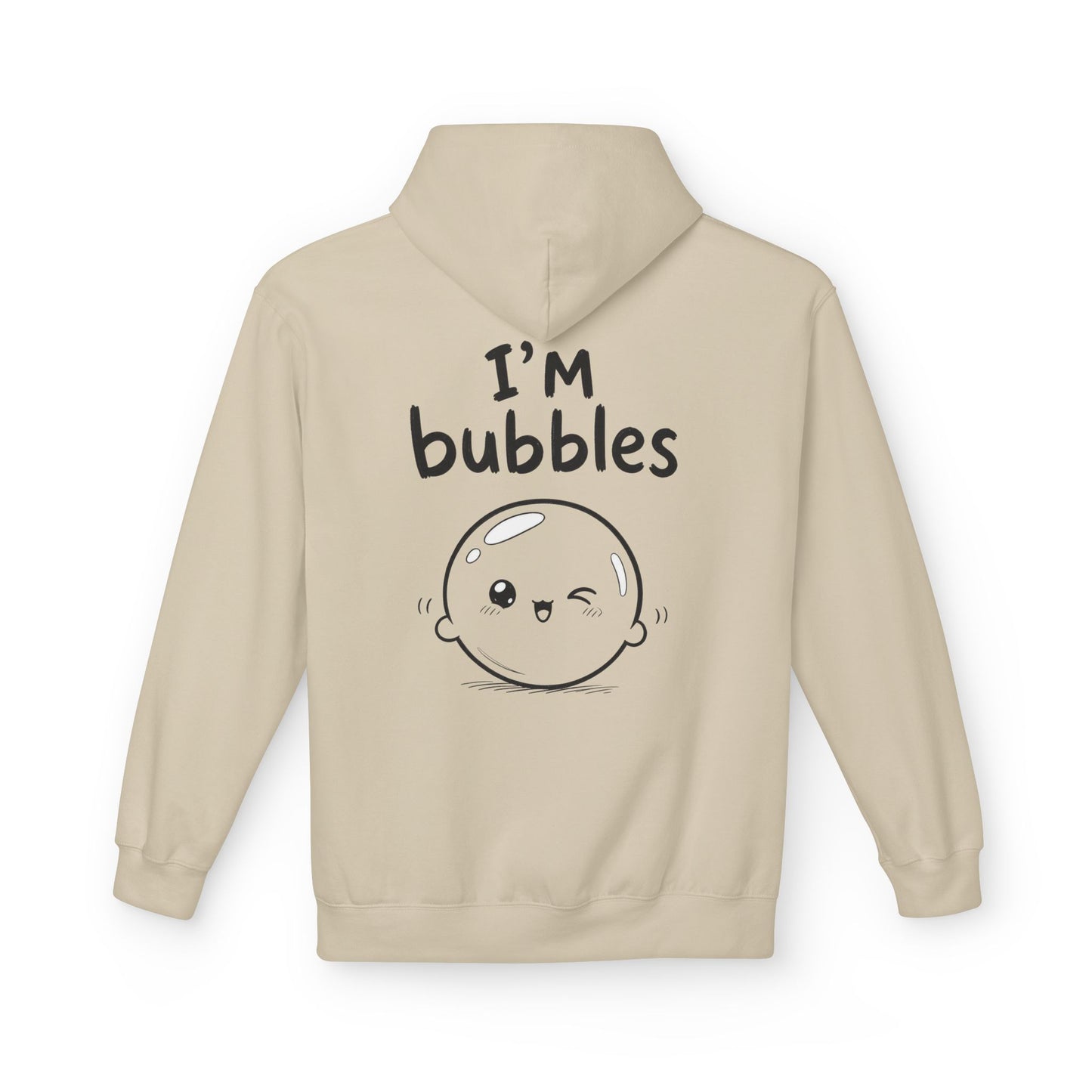 Softstyle Fleece Hoodie Unisex - I'm bubbles