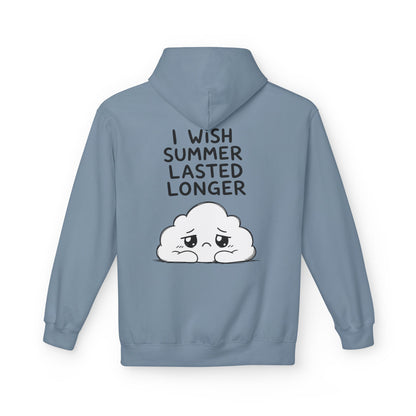 Softstyle Fleece Hoodie Unisex - I wish summer lasted longer