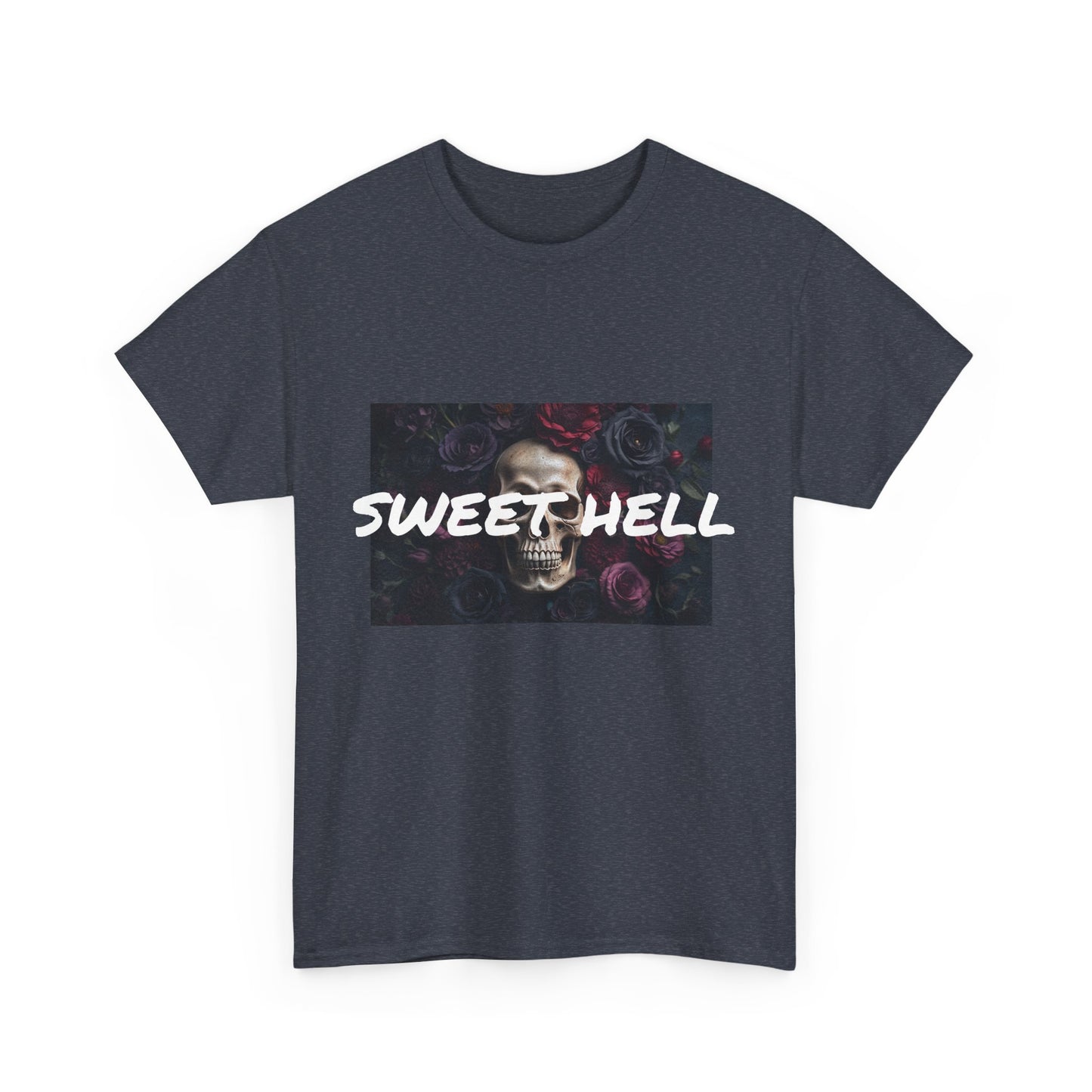 Sweet Hell Skull Unisex Heavy Cotton Tee