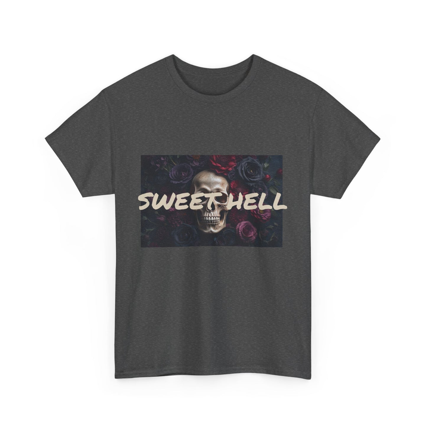 Sweet Hell Skull Unisex Heavy Cotton Tee