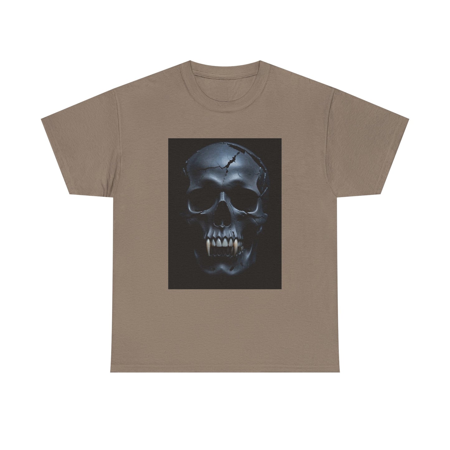 Vampire Skull Black Unisex Heavy Cotton Tee