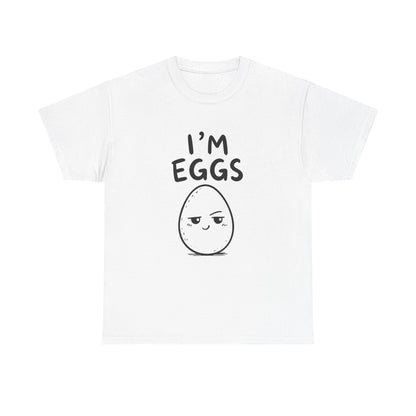 Cotton T-Shirt Unisex - I'm eggs