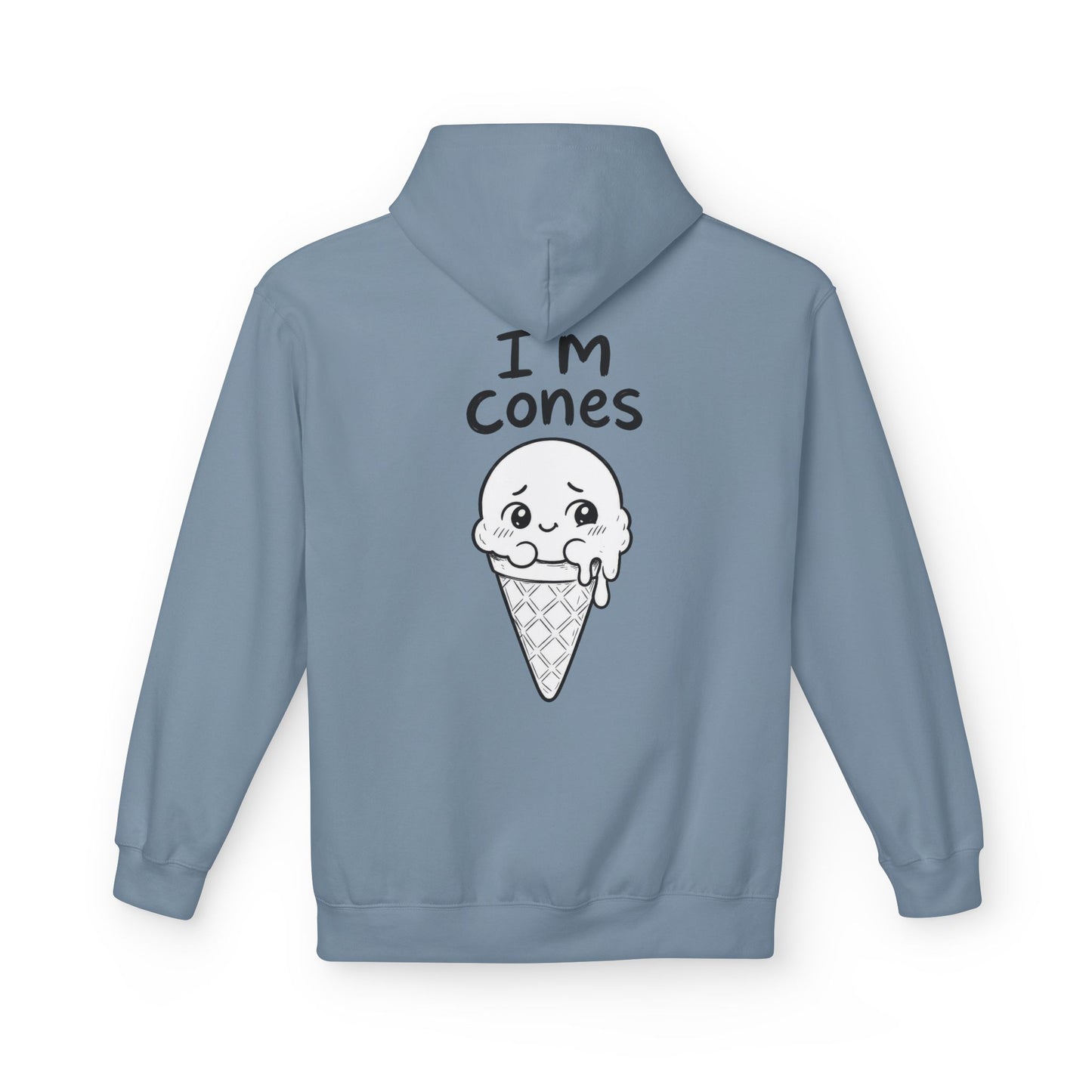 Softstyle Fleece Hoodie Unisex - I'm cones