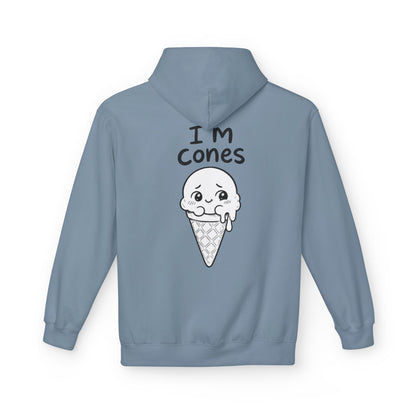 Softstyle Fleece Hoodie Unisex - I'm cones