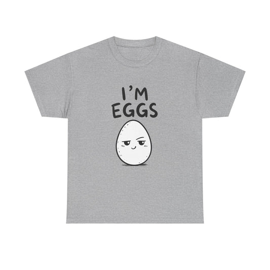 Baumwolle T-Shirt Unisex  - I'm eggs