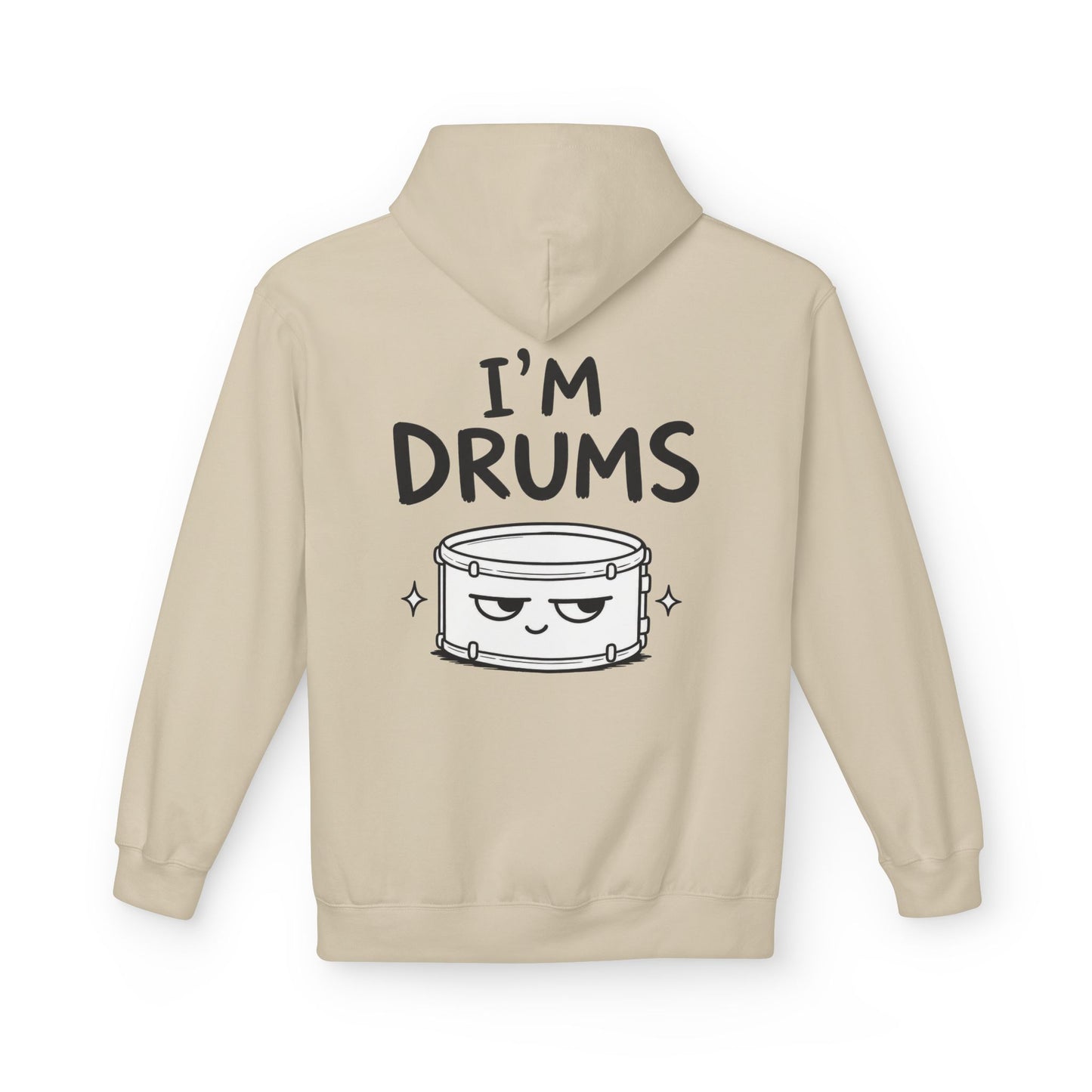 Softstyle Fleece Hoodie Unisex - I'm drums