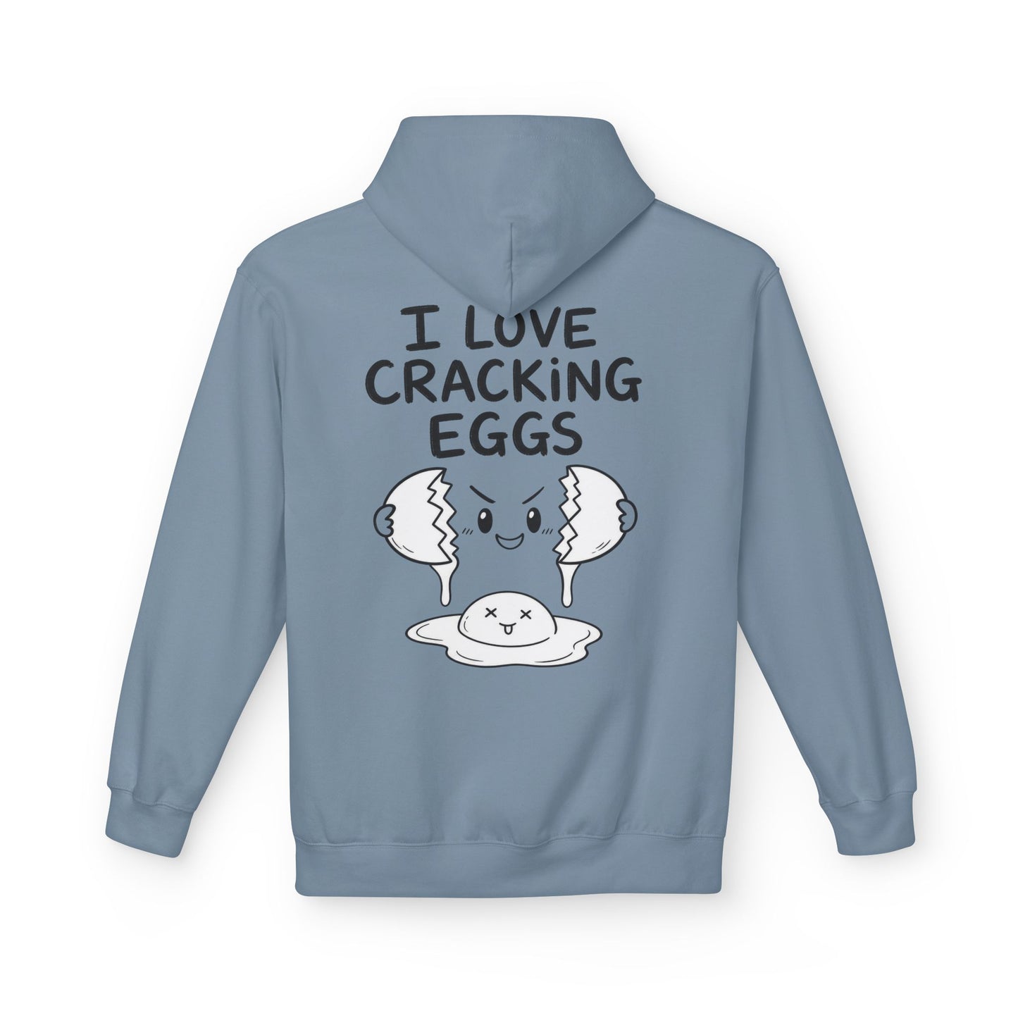Softstyle Fleece Hoodie Unisex - I love cracking eggs