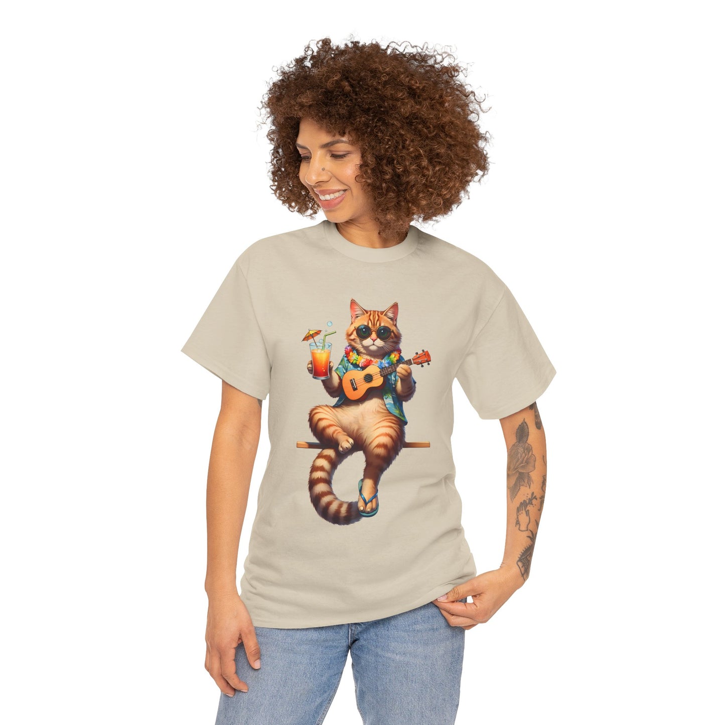 Unisex T-Shirt - Hawaii Cat