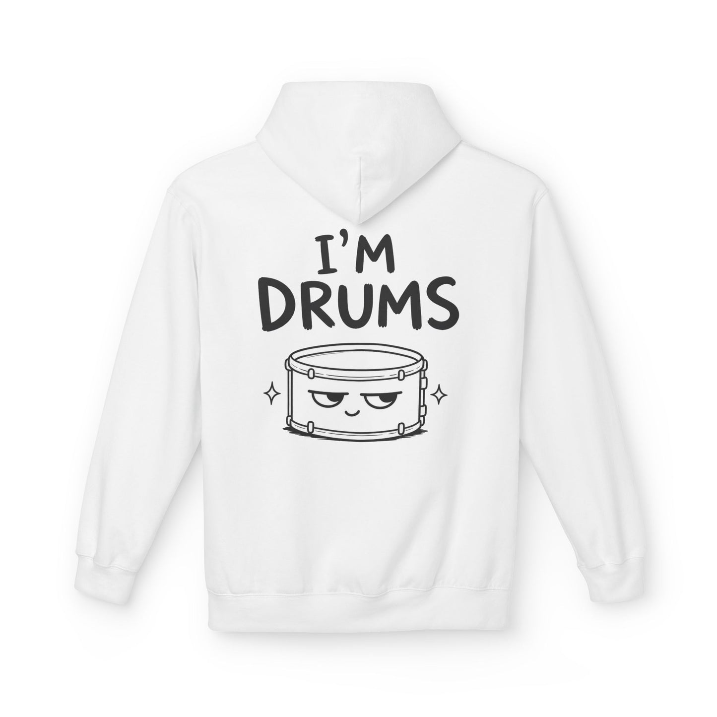 Softstyle Fleece Hoodie Unisex - I'm drums