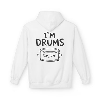 Softstyle Fleece Hoodie Unisex - I'm drums