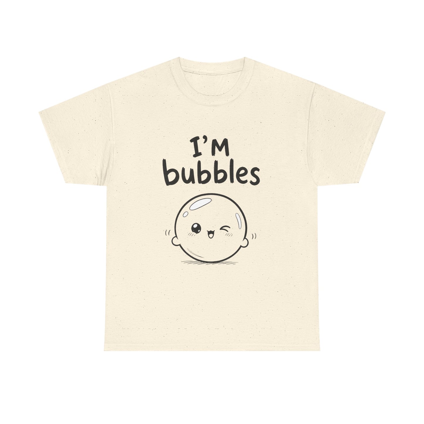 Baumwolle T-Shirt Unisex  - I'm bubbles