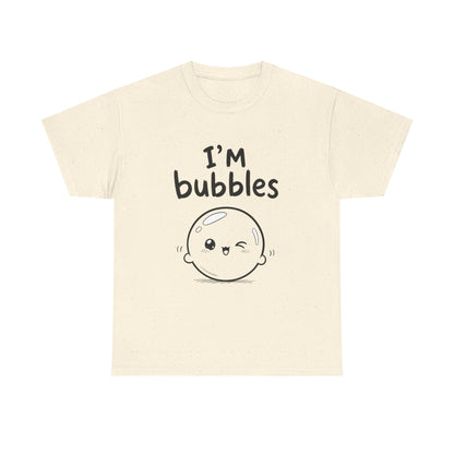 Baumwolle T-Shirt Unisex  - I'm bubbles