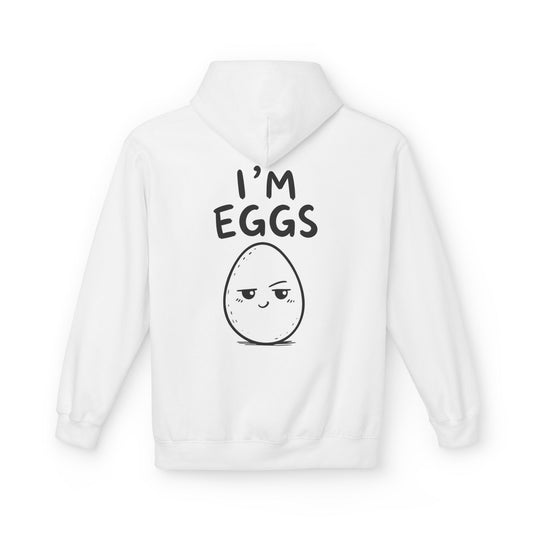 Softstyle Fleece Hoodie Unisex - I'm eggs