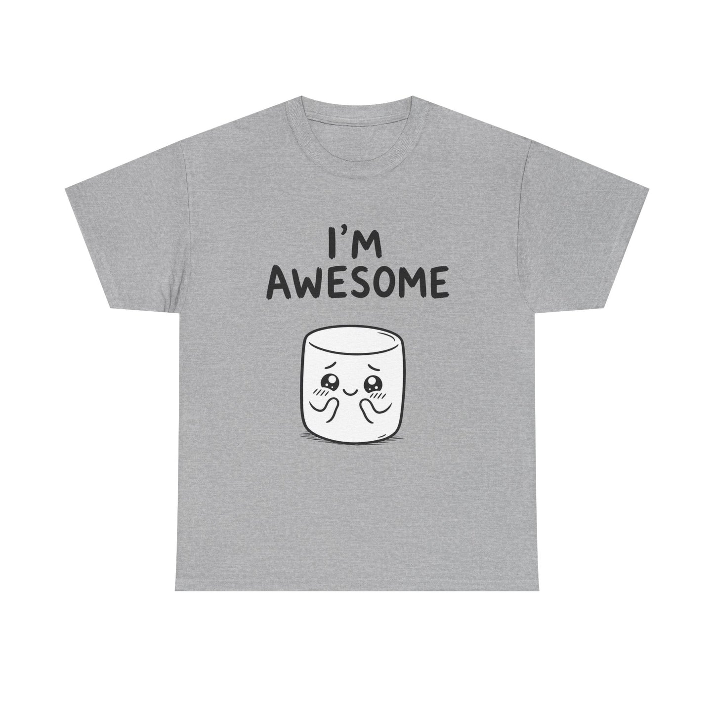 Cotton T-Shirt Unisex - I'm awesome