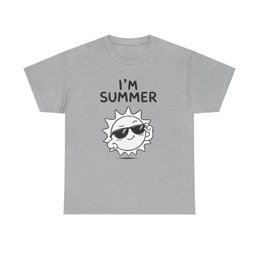 Baumwolle T-Shirt Unisex  - I'm summer