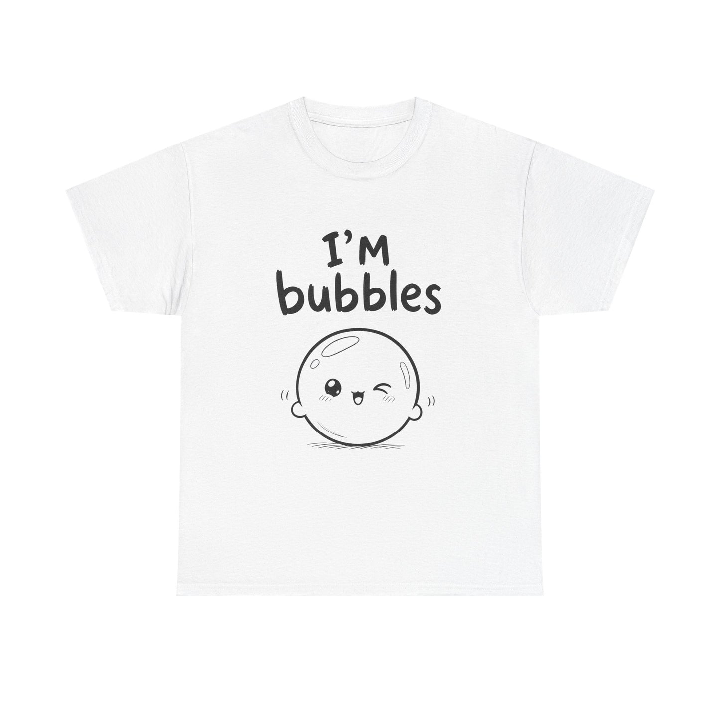 Baumwolle T-Shirt Unisex  - I'm bubbles