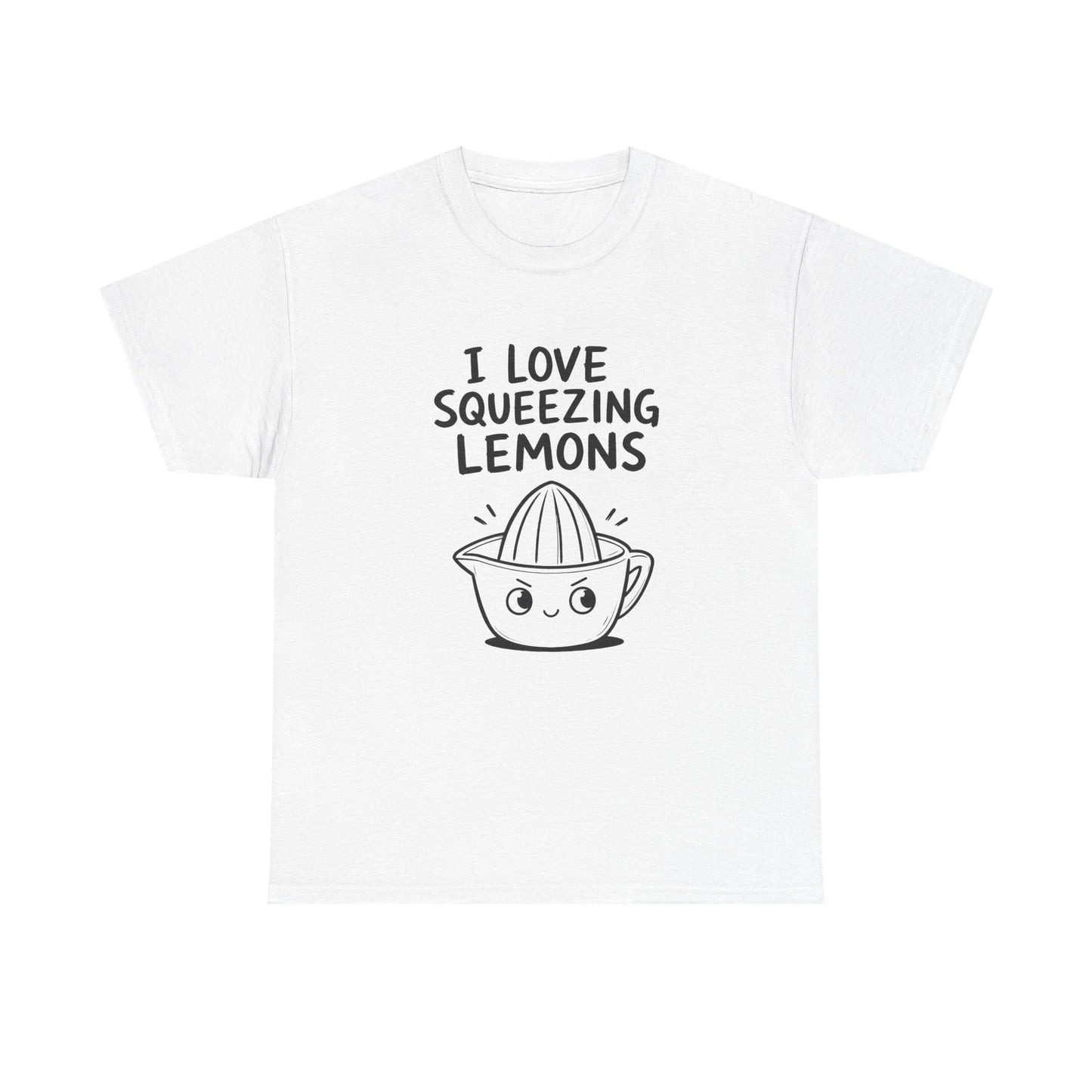 Cotton T-Shirt Unisex - I love squeezing lemons