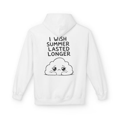 Softstyle Fleece Hoodie Unisex - I wish summer lasted longer