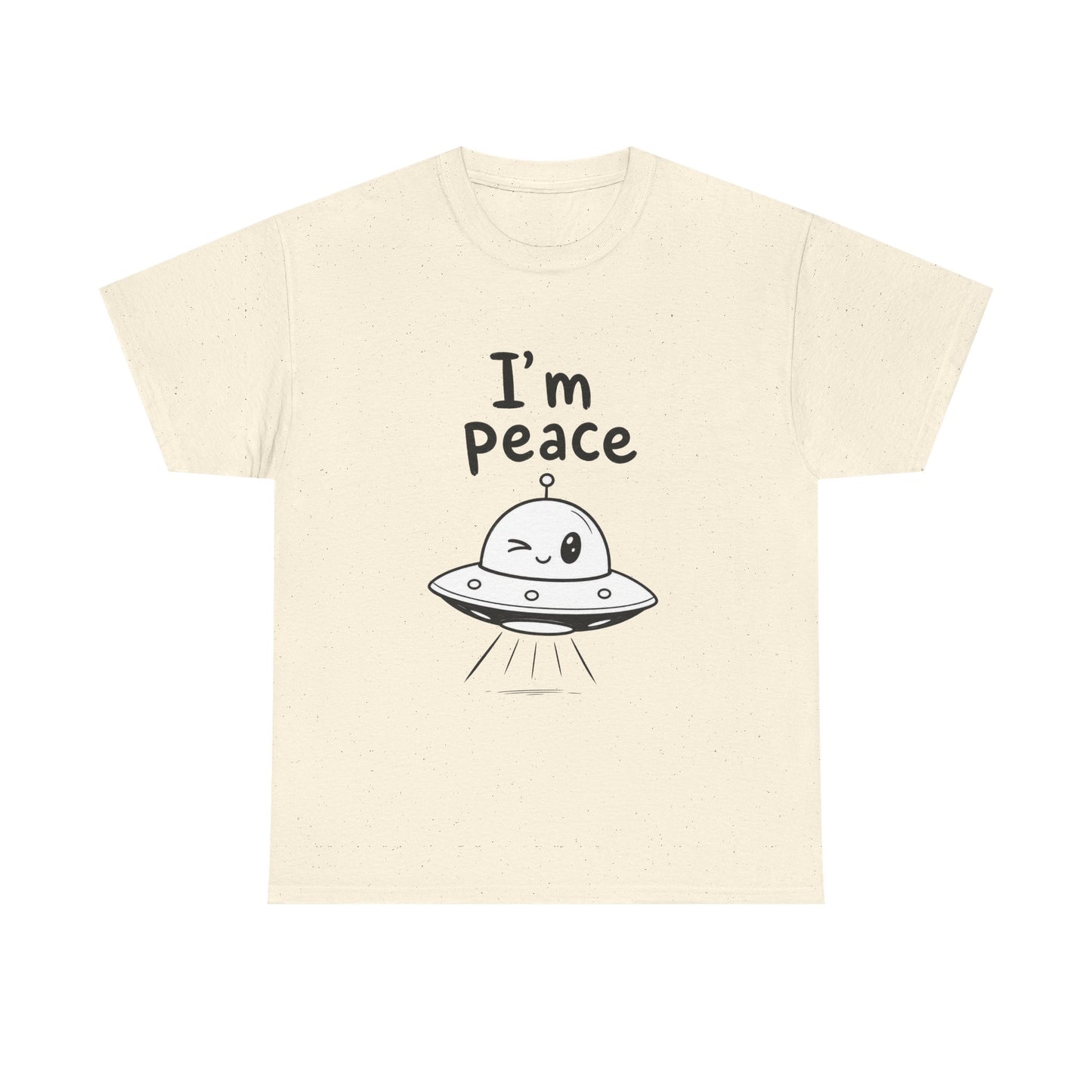 Cotton T-shirt Unisex - I'm peace