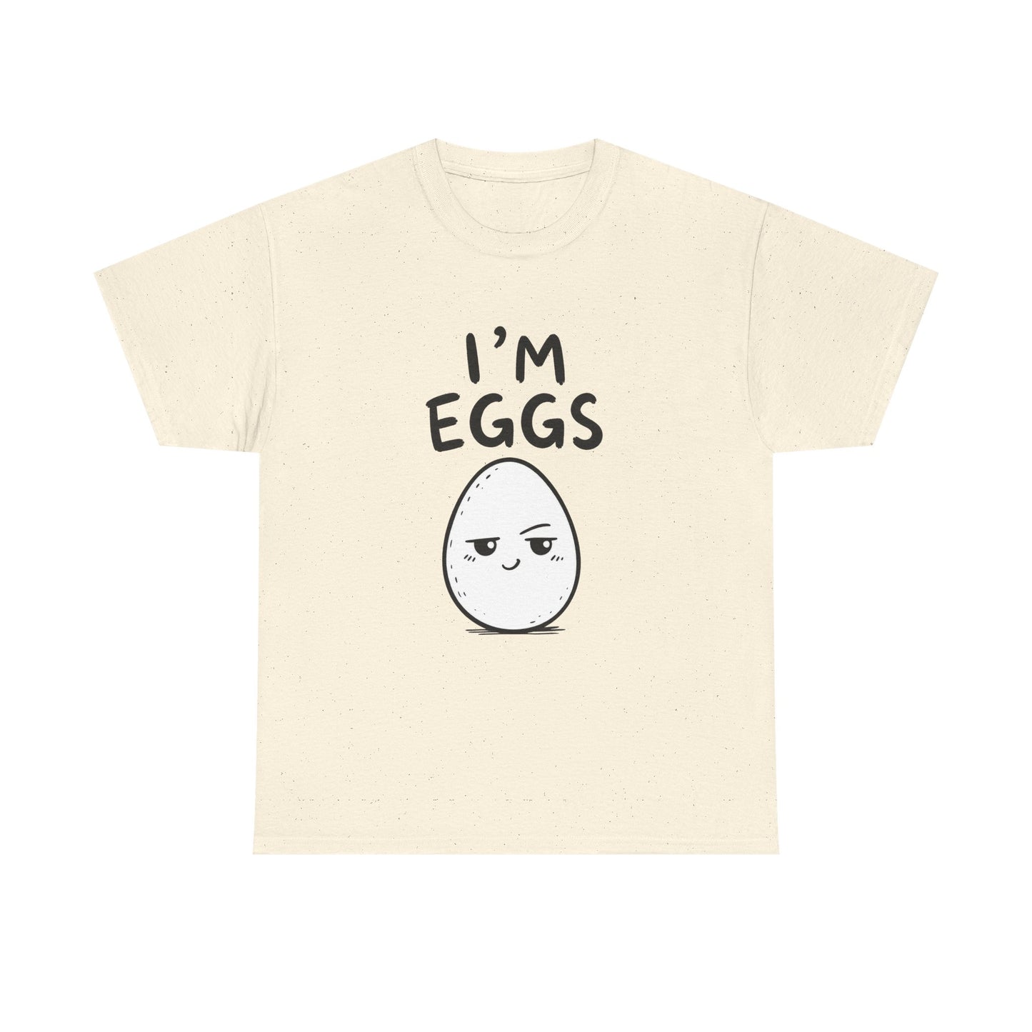Cotton T-Shirt Unisex - I'm eggs