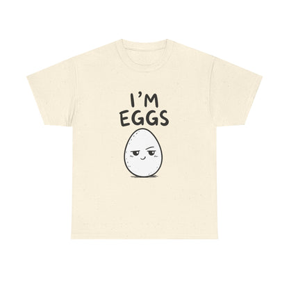 Cotton T-Shirt Unisex - I'm eggs
