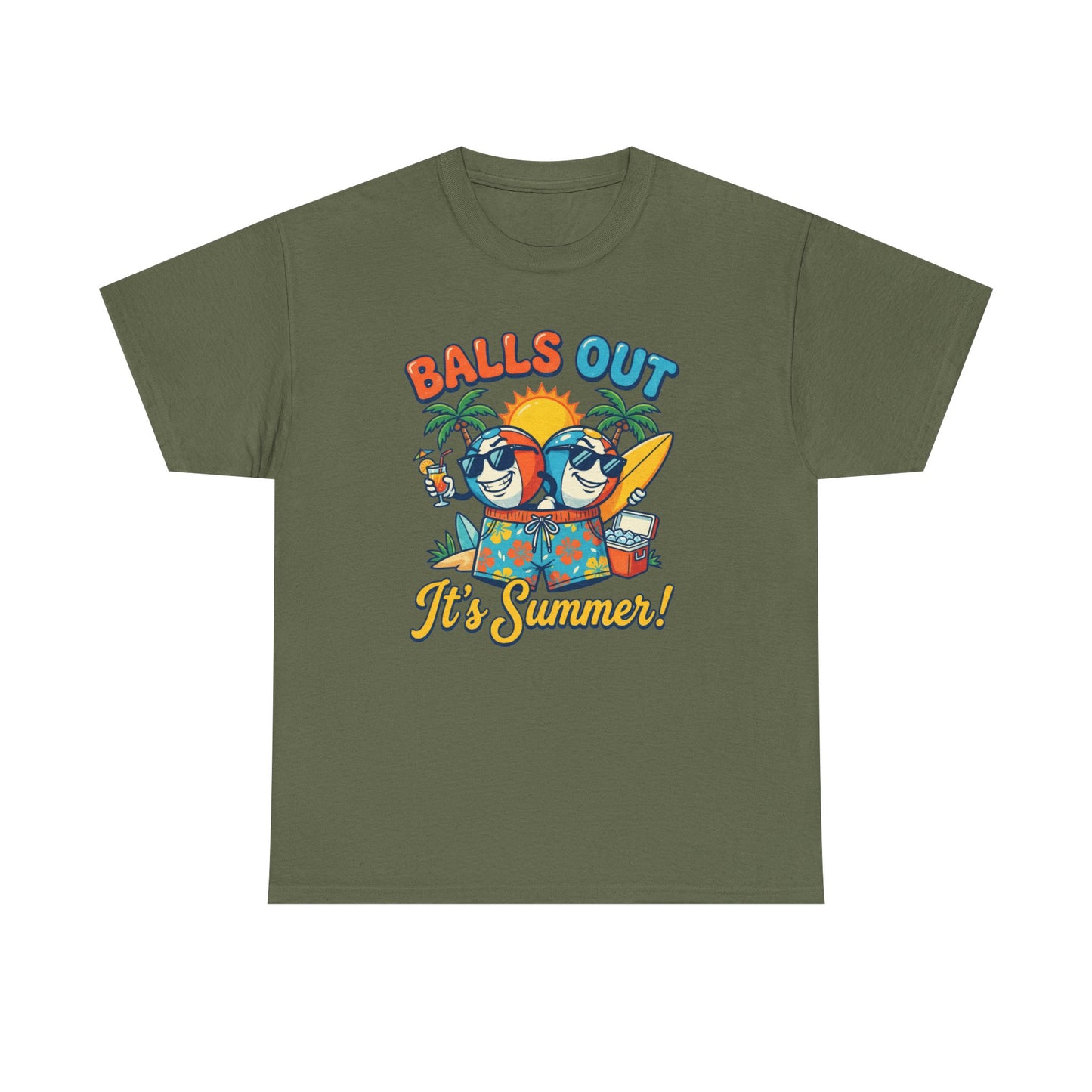 Unisex T-Shirt - Balls out it's summer!