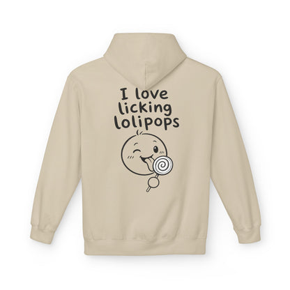 Softstyle Fleece Hoodie Unisex - I love licking lollipops